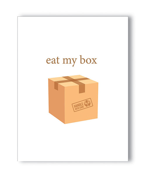 Eat My Box Greeting Card